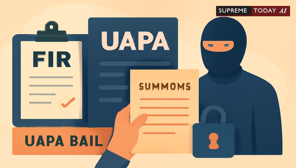 Challenging FIRs and Bail Denials under UAPA Sections 18(b), 19, and 20