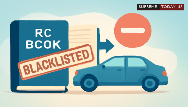 Challenging Vehicle RC Book Blacklisting and Violation of Principles of Natural Justice