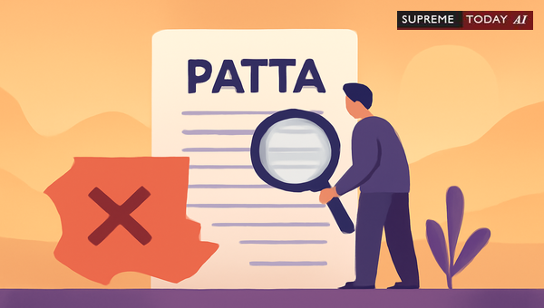 Challenging Void Ab Initio Patta: Supreme Court Ruling and Legal Principles on Time Limitation
