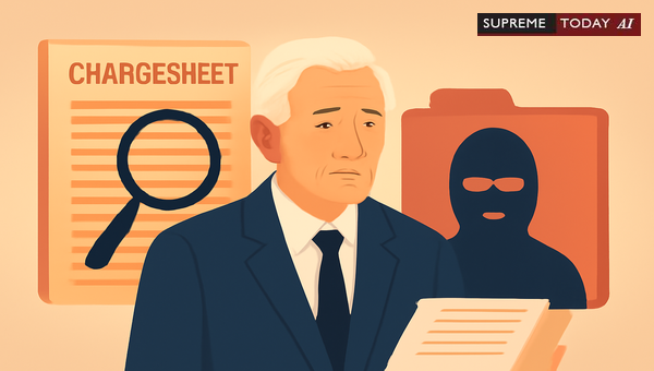 Is a Conviction Valid If the Chargesheet Was Filed by a Retired Public Servant?