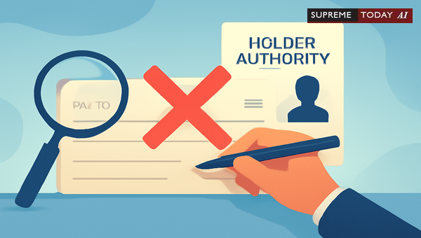 Filling Blanks in Signed Cheques by Third Parties: Liability Under Negotiable Instruments Act