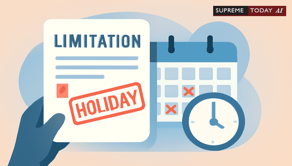 Cheque Delisting Deadline on Public Holiday: Does Limitation Period Extend to Next Working Day?