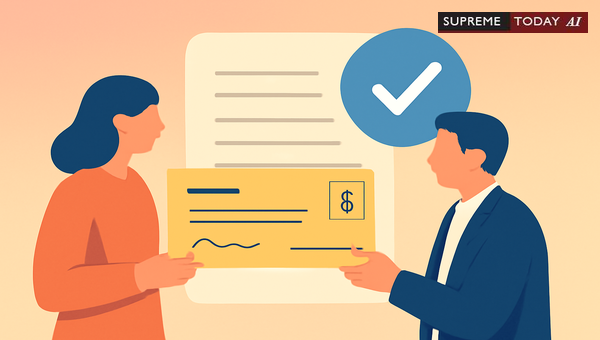 When Is a Cheque Returned Next Day Considered Valid Full and Final Settlement?