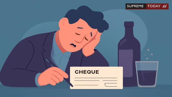 Cheque Validity Under Intoxication: Evidencing Incapacity under the Negotiable Instruments Act