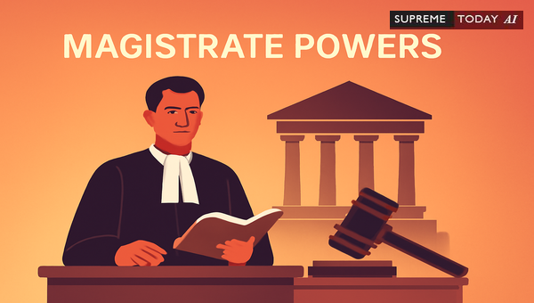 CJM Administrative Authority Over Judicial Magistrates and District-Level Jurisdictional Powers