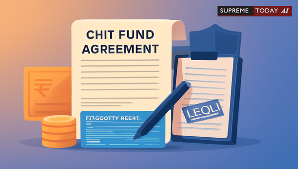 Chit Fund Disputes and Section 138 NI Act: Enforceability of Cheques and Illegal Debts