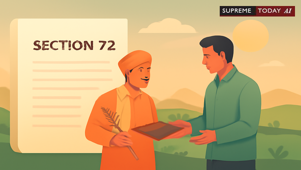 Section 72 Chotanagpur Tenancy Act Requirements for Valid Raiyat Land Surrender