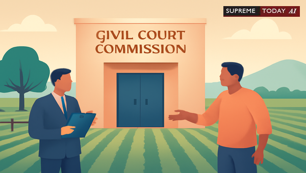 Civil Court Authority to Appoint Commissions for Determining Agricultural Crop Possession