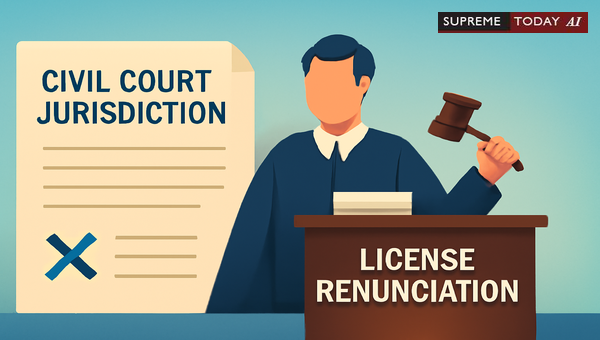 When Can Civil Courts Entertain Suits Against Excise Authorities for License Renunciation?