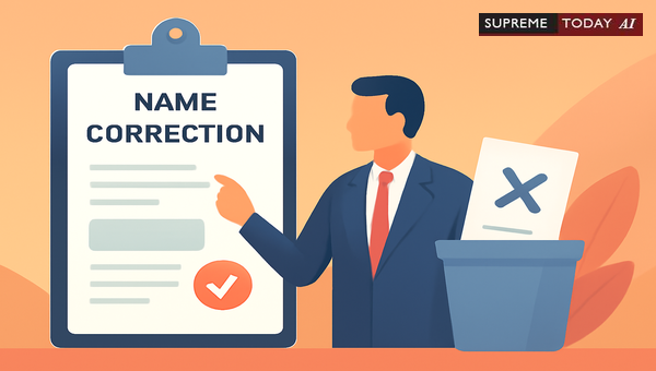 Can Civil Courts Grant Name Correction Decrees?
