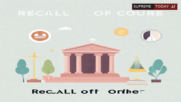 Legal Boundaries Regarding the Power of Civil Courts to Recall Their Own Orders