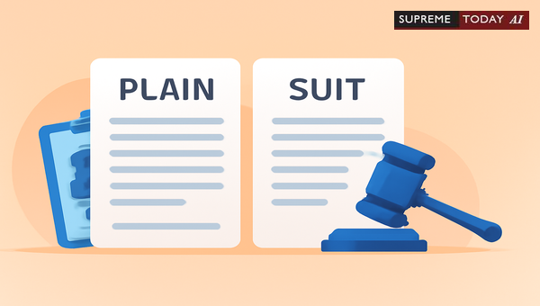 Civil Procedure Code Distinctions: Understanding the Legal Difference Between a Plaint and a Suit