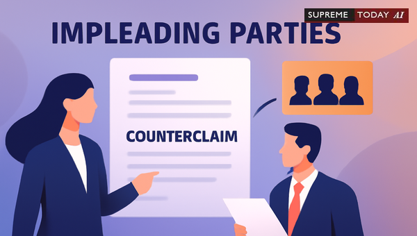Validating Impleadment Criteria for Additional Parties in Counterclaims Under Civil Procedure Code