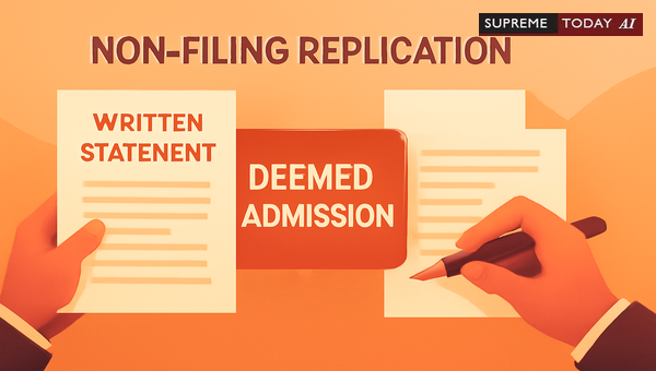 Does Civil Procedure Require Replication Filing to Avoid Deemed Admission of Pleadings?