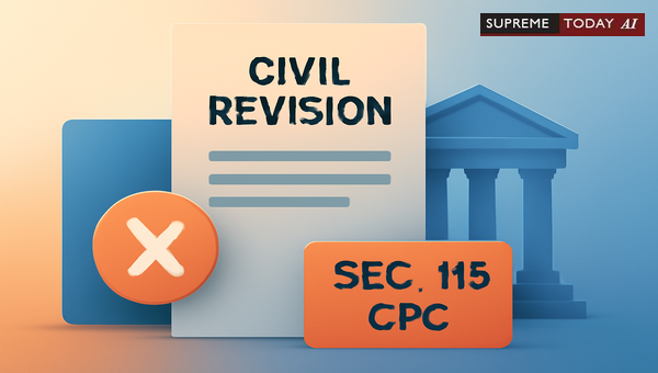 Civil Revision Against Objection Dismissal: Scope and Maintainability Under Section 115 CPC