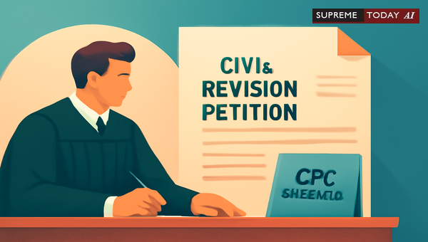 Maintainability of Civil Revision Petitions Against Judicial Officers and Orders