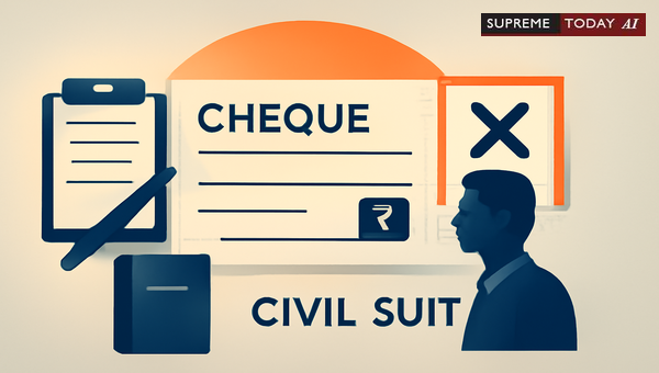 Maintainability of Civil Suits for Dishonoured Cheques and Adverse Inference Rules