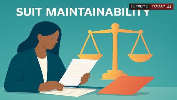 Grounds for Suit Maintainability and Procedural Challenges in Civil Litigation