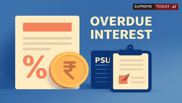 Enforceability of Overdue Interest Clauses in PSU Purchase Orders and Supplier Recovery Rights
