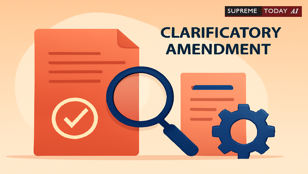 When Do Clarificatory Amendments Require a Basis in Original Law for Retrospective Effect