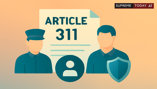 Article 311 Protections for Class 3 Government Employees Reassigned to Class 4 Duties