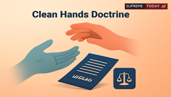 Clean Hands Doctrine: Legal Consequences of Using Illegal Documents as Evidence