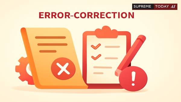 Distinguishing Clerical Error Rectification from Substantive Modification in Court Orders