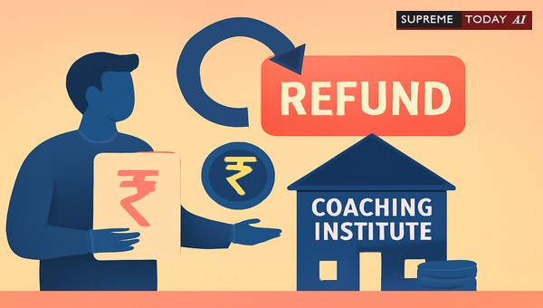 Consumer Rights Against Coaching Institutes Withholding Advance Fee Payments