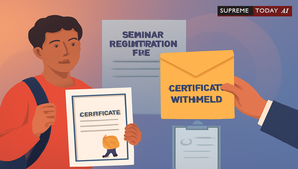 Mandamus Compelling Colleges to Release Seminar Completion Certificates After Fee Payment