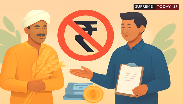 Legality of Commission Agents Charging Interest on Agricultural Loans to Farmers