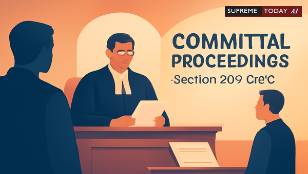 Procedures for Committal of Trials to Sessions Courts Under Section 209 CrPC