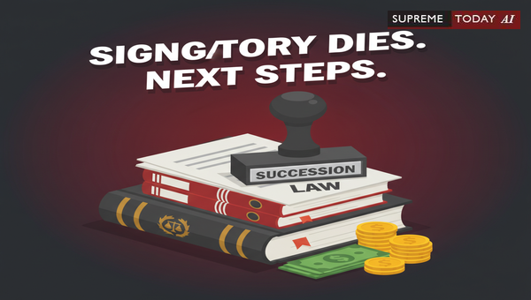 What to Do If Company Suit Signatory Dies