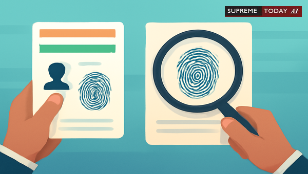 Can Aadhaar Thumb Impressions Be Used to Verify Document Genuineness in Indian Courts?