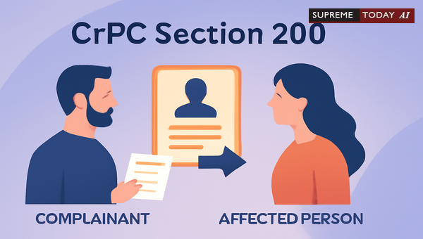 Can a Person Who is Not an Affected Party File a Criminal Complaint Under CrPC?