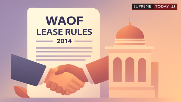 Compliance Mandates for Waqf Property Leasing under Waqf Properties Lease Rules 2014