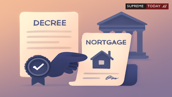 Compromise Decrees in Mortgage Suits Require Secured Creditor Bank Consent for Execution