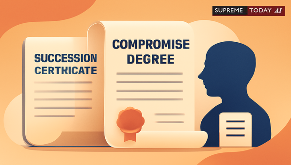 Why a Compromise Decree in an Injunction Suit Cannot Fulfill the Role of a Succession Certificate