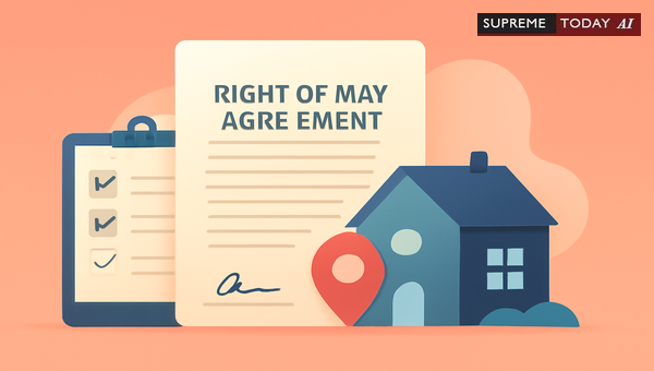 Is a Right of Way Agreement Compulsorily Registrable Under Section 17 of the Indian Registration Act?