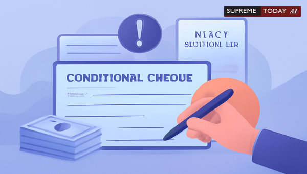 Conditional Cheque Encashment: Does Cashing a Cheque Constitute Legal Acceptance of Terms?
