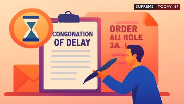 Can Condonation of Delay be Filed Separately After Filing an Appeal Memorandum?