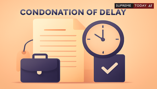 Condonation of Delay Principles in Promissory Note Recovery Suits Under Limitation Act