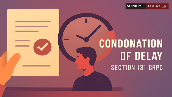 Condonation of Delay for Section 161 CrPC Statements: Judicial Standards and Precedents