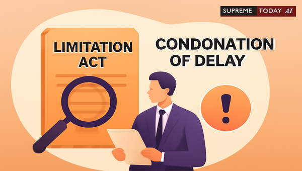 Condonation of Inordinate Delay: Why Sufficient Cause Remains a Prerequisite Under Section 5