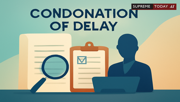 Condonation of Delay Principles: Why Courts Reject Inordinate Delays Without Sufficient Cause