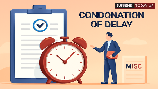 Condoning Delay in Miscellaneous Application Post Suit Dismissal for Non-Prosecution