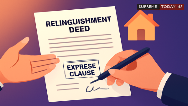 Consent vs. Relinquishment: Why a Signature Alone Does Not Waive Property Shares