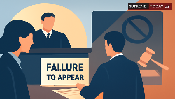 Consequences of Failing to Contest Legal Proceedings: Ex Parte Orders and Adverse Presumptions