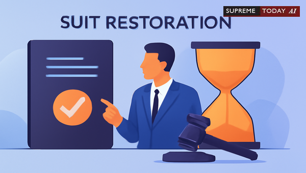 Consequences of Failing to File a Restoration Application After Civil Suit Dismissal