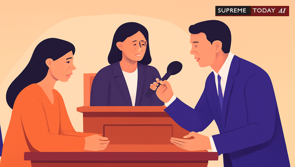 Impact of Husband Skipping Cross-Examination of Wife's Witnesses in Divorce Proceedings