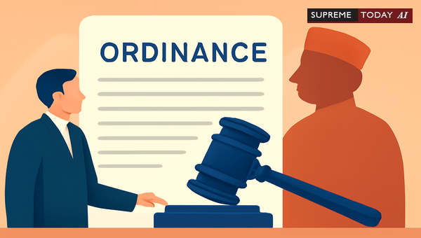 Constitutional Validity of Governor Ordinances Without Amending Principal Laws